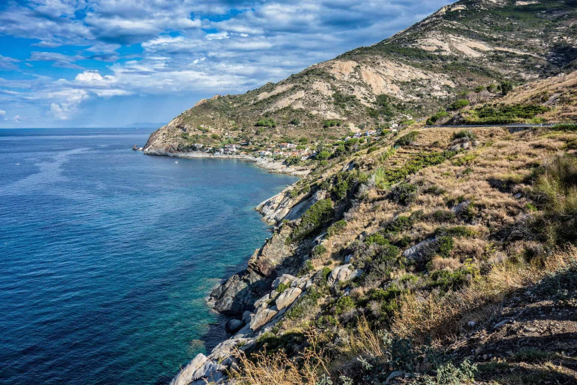 Coastline at Elba, Italy.