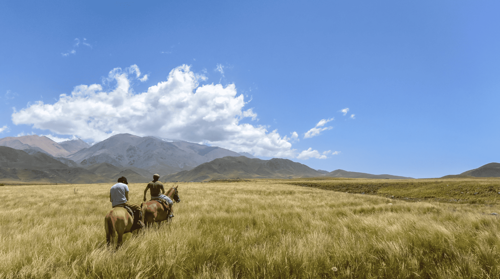 Horse trekking in Andalucia, Spain.